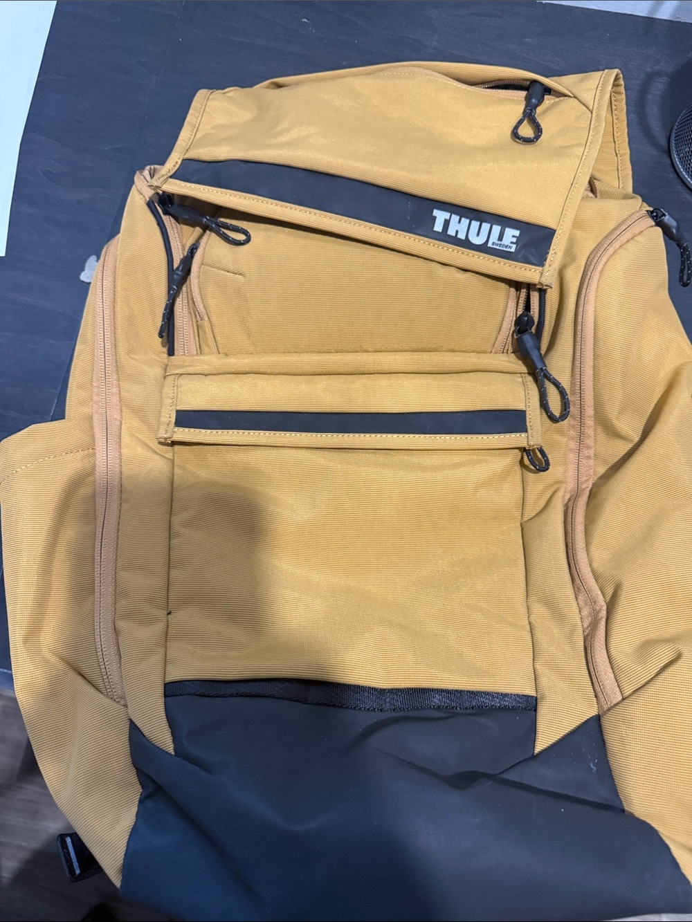 Thule Mustard Yellow and Black Men's Backpack